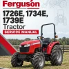 Massey Ferguson 1726E, 1734E, 1739E Tractor Service Manual