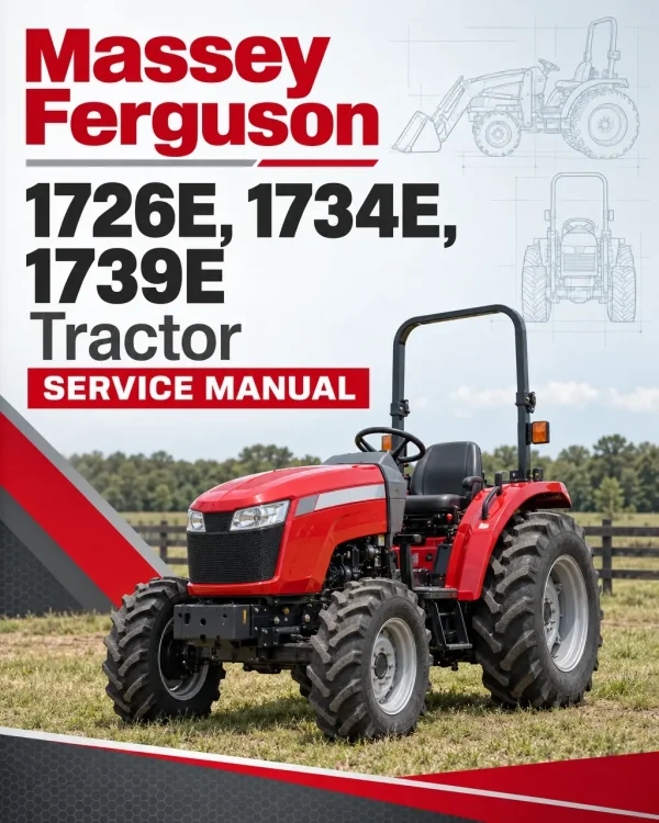 Massey Ferguson 1726E, 1734E, 1739E Tractor Service Manual