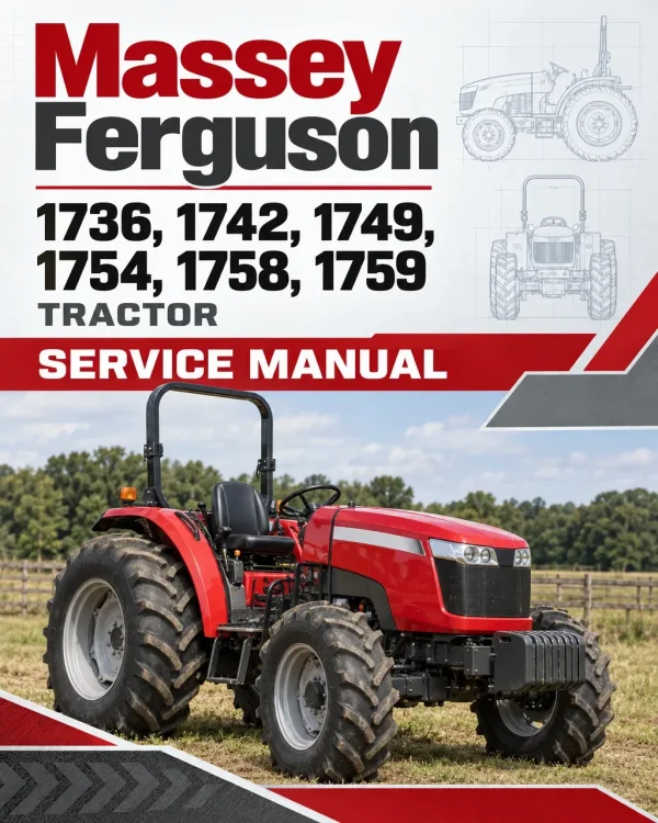Massey Ferguson 1736, 1742, 1749, 1754, 1758, 1759 Tractor Service Manual