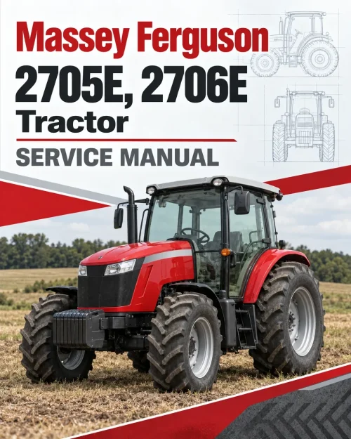 Massey Ferguson 2705E, 2706E Tractor Service Manual