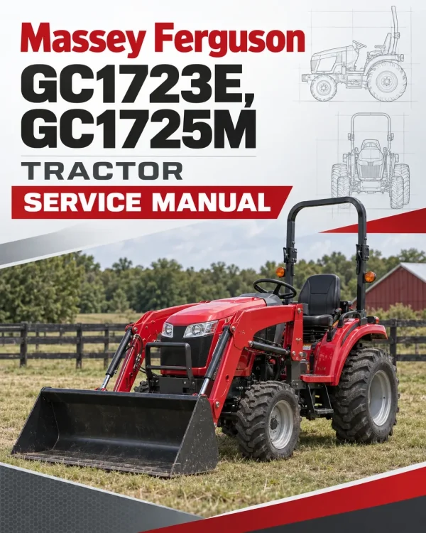 Massey Ferguson GC1723E, GC1725M Tractor Service Manual Massey Ferguson GC1723E, GC1725M Tractor Service Manual