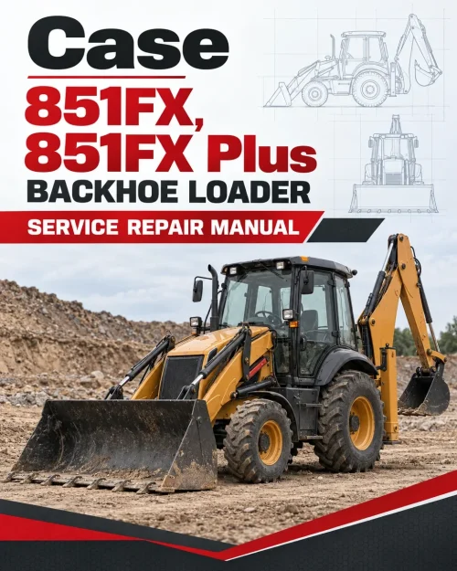 Case 851FX, 851FX Plus Backhoe Loader Service Repair Manual Case 851FX, 851FX Plus Backhoe Loader Service Repair Manual