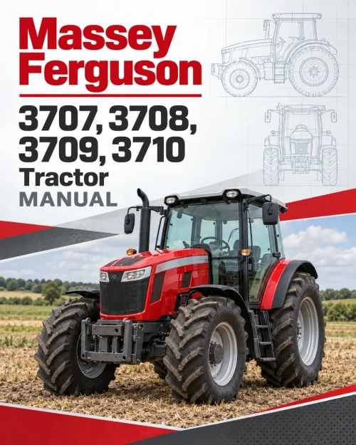 Massey Ferguson 3707, 3708, 3709, 3710 Tractor Manual