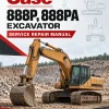 Case 888P, 888PA Excavator Service Manual Case 888P, 888PA Excavator Service Manual