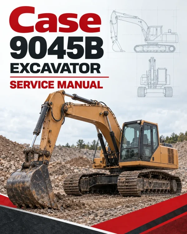 Case 9045B Excavator Service Manual