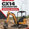 Case CX14 Excavator Service Manual