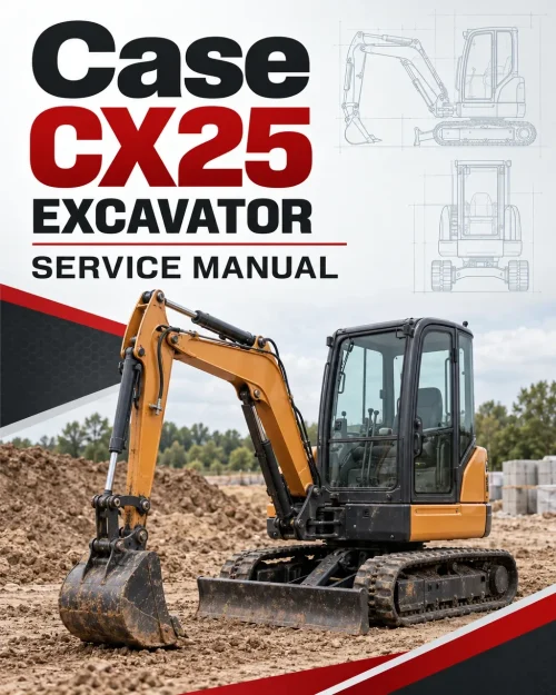 Case CX25 Excavator Service Manual