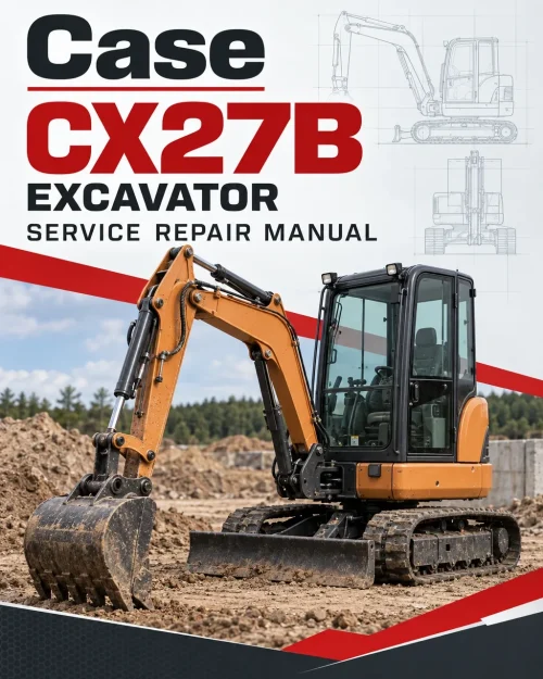 Case CX27B Excavator Service Manual