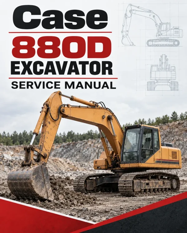 Case 880D Excavator Service Manual Case 880D Excavator Service Manual