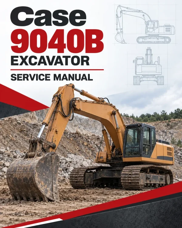 Case 9040B Excavator Service Manual