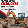 Case CK36, CK50 Excavator Service Manual Case CK36, CK50 Excavator Service Manual