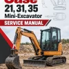 Case 21, 31, 35 Mini-Excavator Service Manual Case 21, 31, 35 Mini-Excavator Service Manual