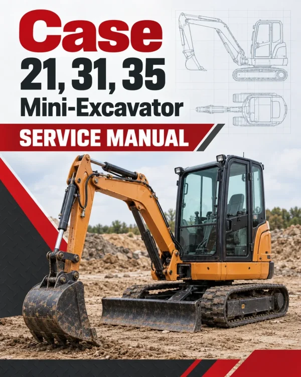 Case 21, 31, 35 Mini-Excavator Service Manual Case 21, 31, 35 Mini-Excavator Service Manual