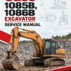 Case 1085B, 1086B Excavator Service Manual Case 1085B, 1086B Excavator Service Manual