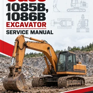 Case 1085B, 1086B Excavator Service Manual
