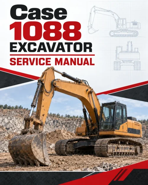 Case 1088 Excavator Service Manual