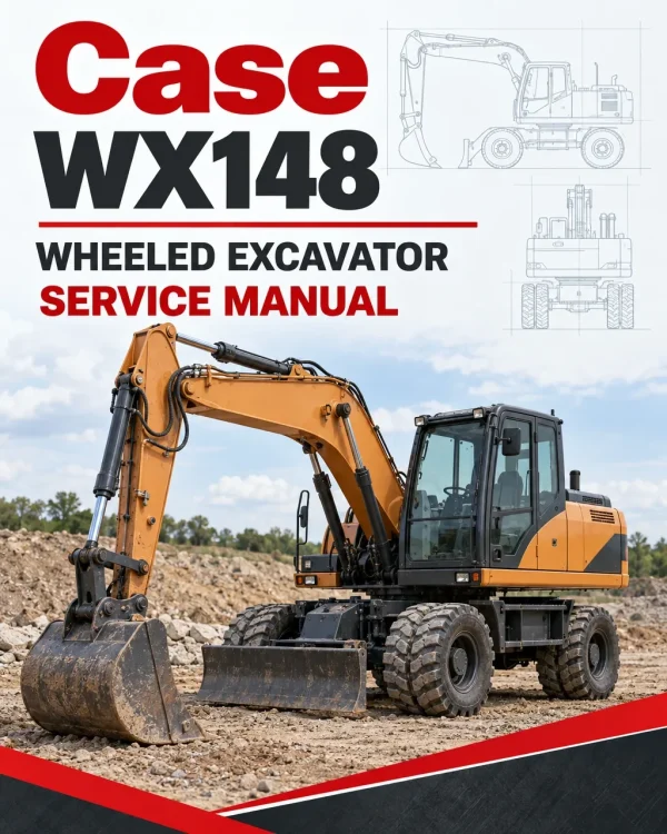 Case WX148 Wheeled Excavator Service Manual