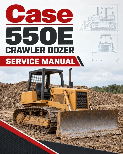 Case 550E Crawler Dozer Service Manual