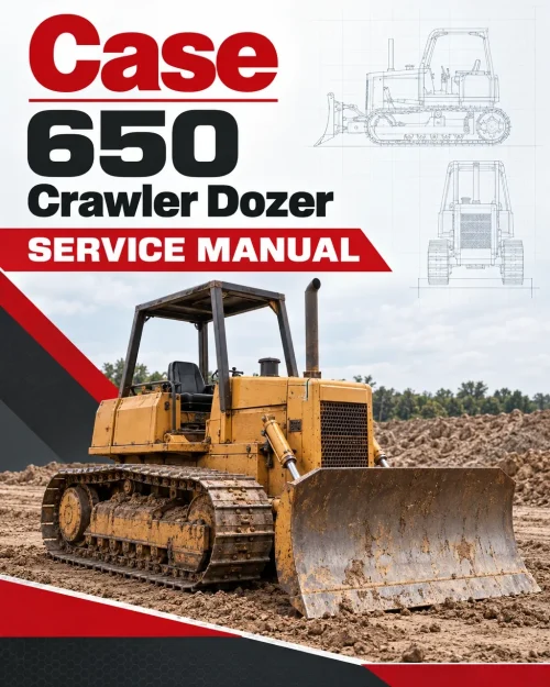 Case 650 Crawler Dozer Service Manual