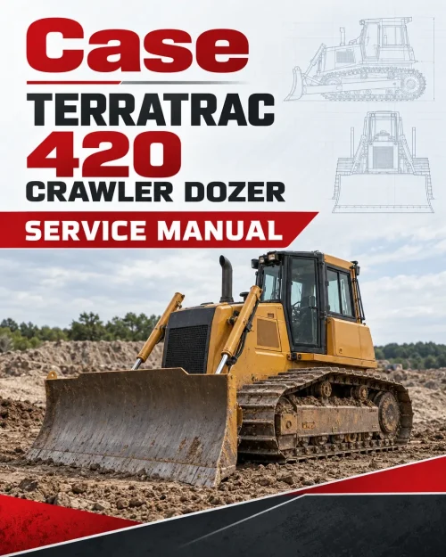 Case Terratrac 420 Crawler Dozer Service Manual