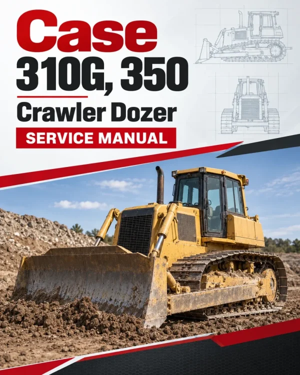 Case 310G, 350 Crawler Dozer Service Manual Case 310G, 350 Crawler Dozer Service Manual
