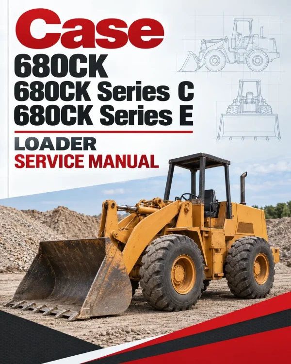 Case 680CK, 680CK Series C, 680CK Series E Loader Service Manual Case 680CK, 680CK Series C, 680CK Series E Loader Service Manual