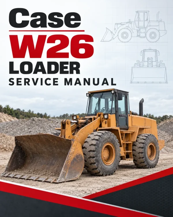 Case W26 Loader Service Manual