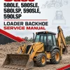 Case 580LE, 580SLE, 580LSP, 590SLE, 590LSP Loader Backhoe Service Manual Case 580LE, 580SLE, 580LSP, 590SLE, 590LSP Loader Backhoe Service Manual