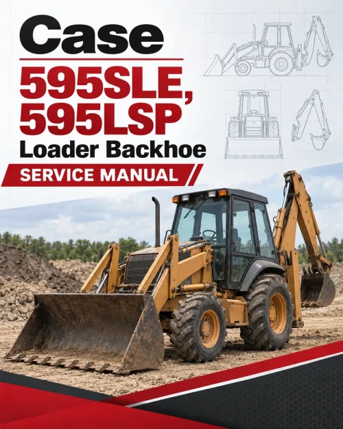 Case 595SLE, 595LSP Loader Backhoe Service Manual Case 595SLE, 595LSP Loader Backhoe Service Manual