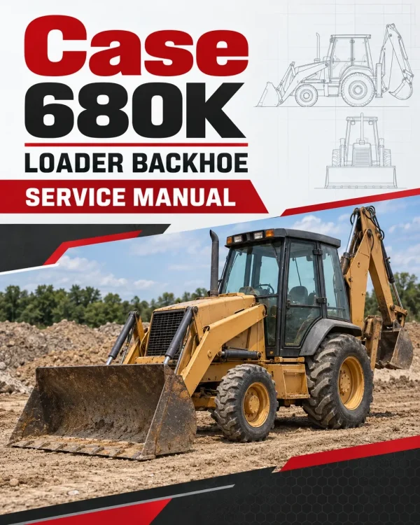 Case 680K Loader Backhoe Service Manual