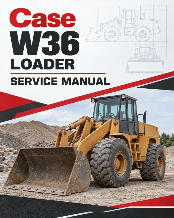 Case W36 Loader Service Manual