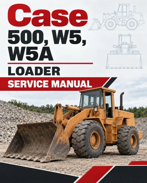 Case 500, W5, W5A Loader Service Manual Case 500, W5, W5A Loader Service Manual