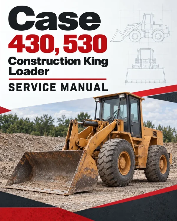 Case 430, 530 Construction King Loader Service Manual Case 430, 530 Construction King Loader Service Manual