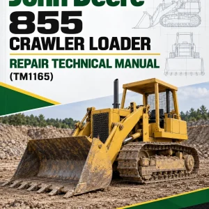 John Deere 855 Crawler Loader Repair Technical Manual (TM1165)