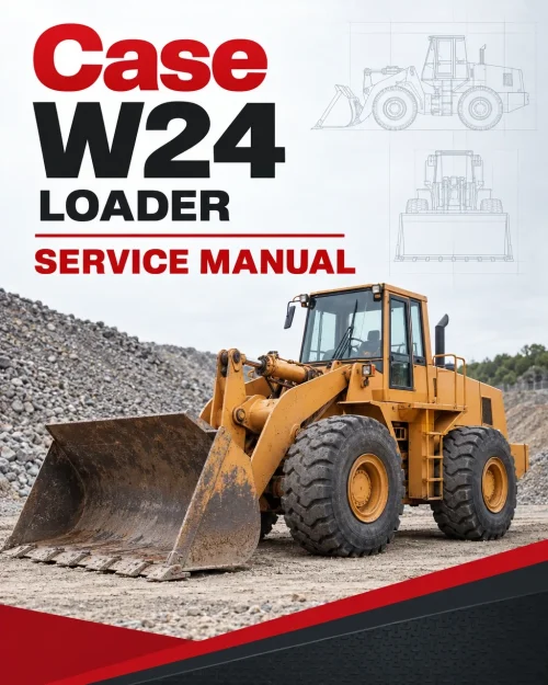 Case W24 Loader Service Manual