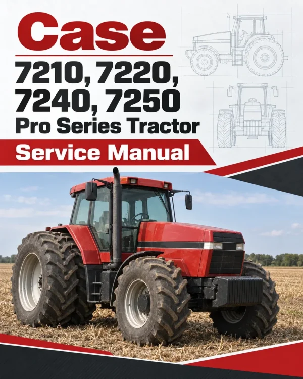 Case 7210, 7220, 7240, 7250 Pro Series Tractor Service Manual Case 7210, 7220, 7240, 7250 Pro Series Tractor Service Manual