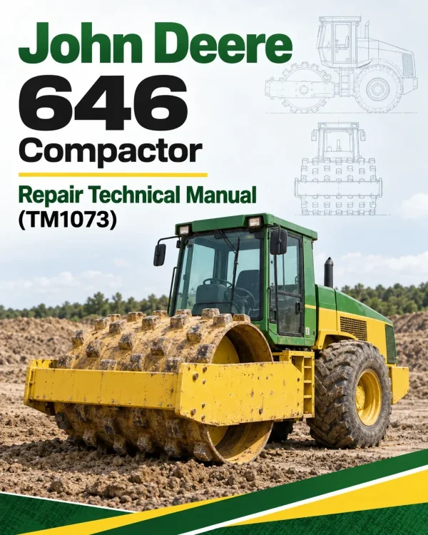 John Deere 646 Compactor Repair Technical Manual (TM1073) John Deere 646 Compactor Repair Technical Manual (TM1073)