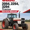 Case 2094, 2294, 3294 Tractor Service Manual