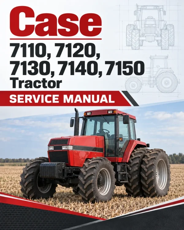 Case 7110, 7120, 7130, 7140, 7150 Tractor Service Manual Case 7110, 7120, 7130, 7140, 7150 Tractor Service Manual