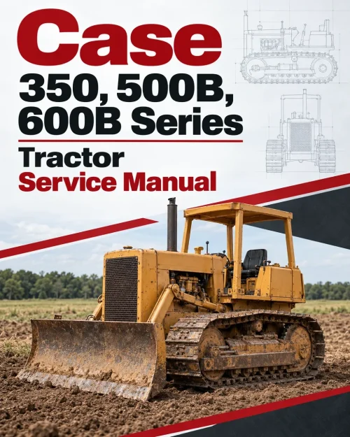 Case 350, 500B, 600B Series Tractor Service Manual Case 350, 500B, 600B Series Tractor Service Manual