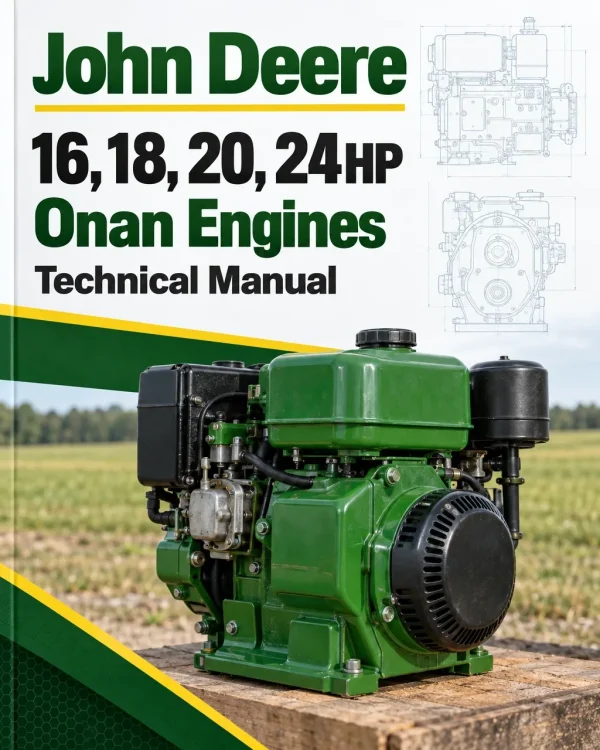 John Deere 16, 18, 20, 24HP Onan Engines Technical Manual (CTM2) John Deere 16, 18, 20, 24HP Onan Engines Technical Manual (CTM2)
