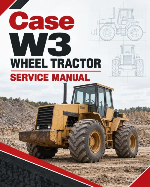 Case W3 Wheel Tractor Service Manual