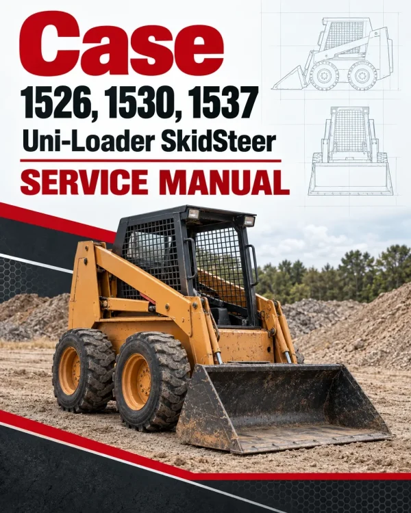 Case 1526, 1530, 1537 Uni-Loader SkidSteer Service Manual Case 1526, 1530, 1537 Uni-Loader SkidSteer Service Manual