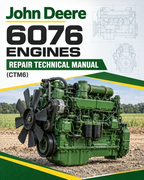 John Deere 6076 Engines Repair Technical Manual (CTM6)