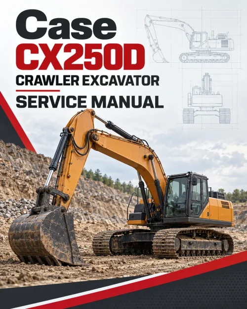 Case CX250D Crawler Excavator Service Manual