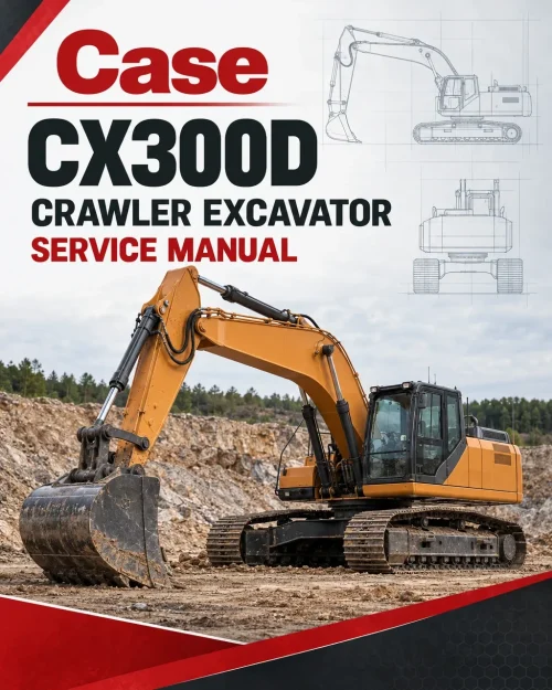 Case CX300D Crawler Excavator Service Manual
