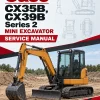 Case CX35B, CX39B Series 2 Mini Excavator Service Manual Case CX35B, CX39B Series 2 Mini Excavator Service Manual