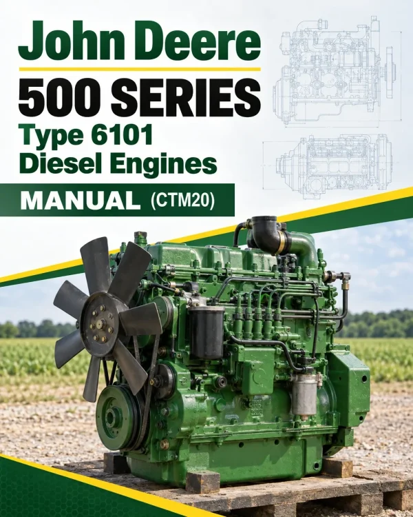 John Deere 500 Series Type 6101 Diesel Engines Manual (CTM20) John Deere 500 Series Type 6101 Diesel Engines Manual (CTM20)