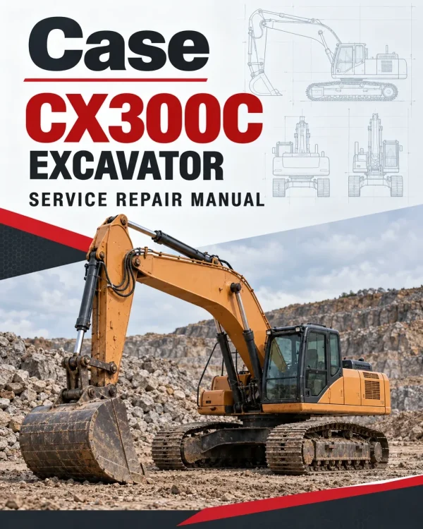 Case CX300C Excavator Service Manual