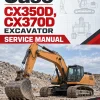 Case CX350D, CX370D Excavator Service Manual
